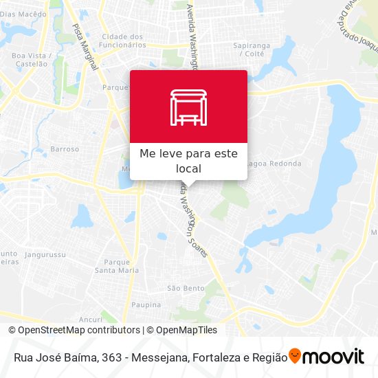 Rua José Baíma, 363 - Messejana mapa