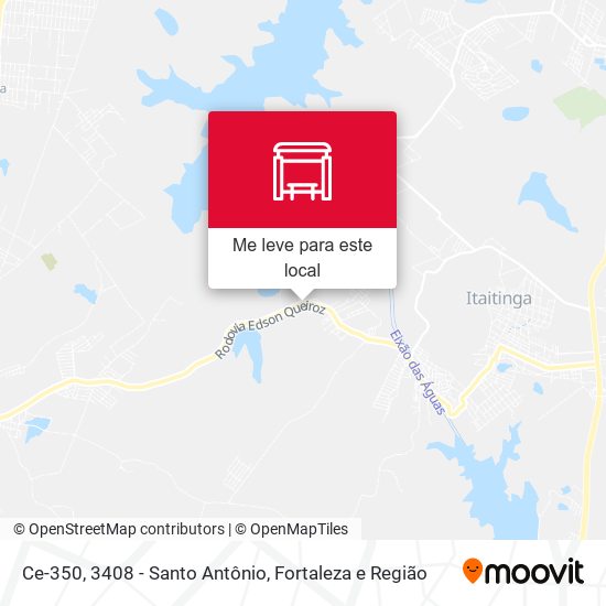 Ce-350, 3408 - Santo Antônio mapa