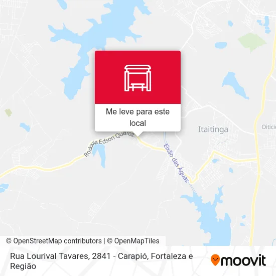 Rua Lourival Tavares, 2841 - Carapió mapa