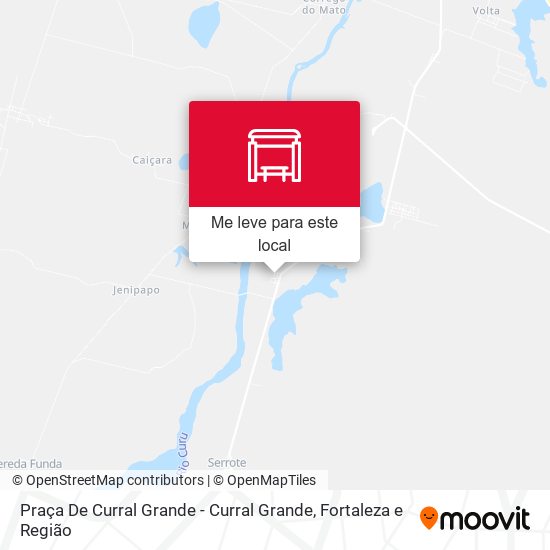 Praça De Curral Grande - Curral Grande mapa