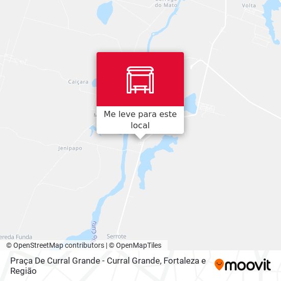 Praça De Curral Grande - Curral Grande mapa