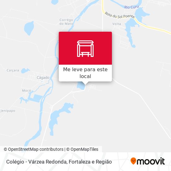 Colégio - Várzea Redonda mapa
