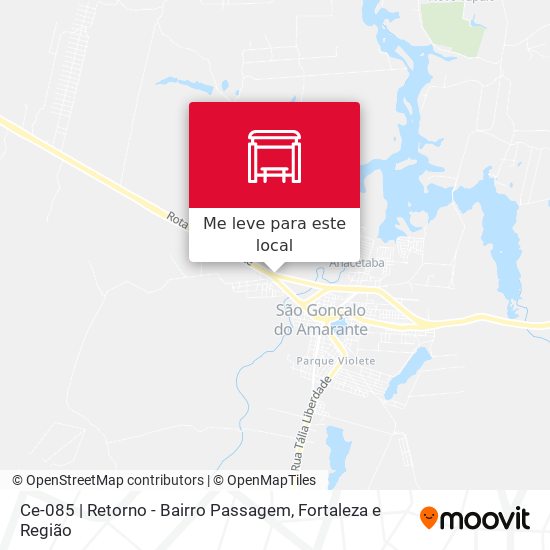 Ce-085 | Retorno - Bairro Passagem mapa