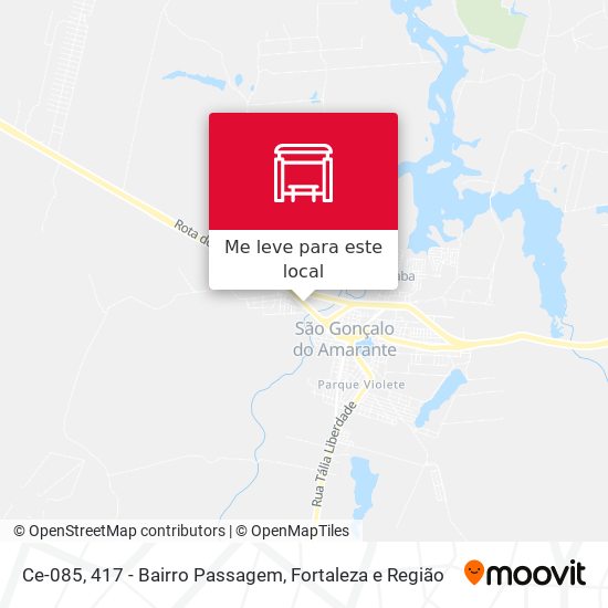 Ce-085, 417 - Bairro Passagem mapa