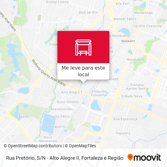Rua Pretório,  S / N - Alto Alegre II mapa