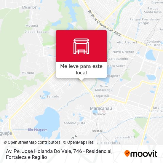 Av. Pe. José Holanda Do Vale, 746 - Residencial mapa