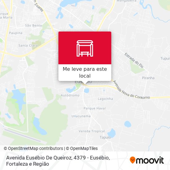 Avenida Eusébio De Queiroz, 4379 - Eusébio mapa