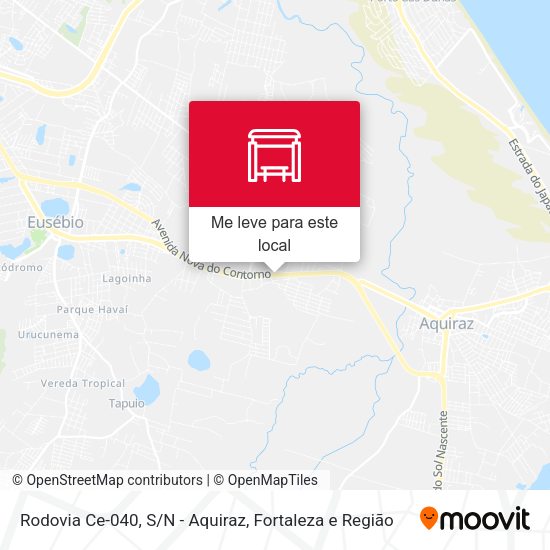Rodovia Ce-040, S/N - Aquiraz mapa