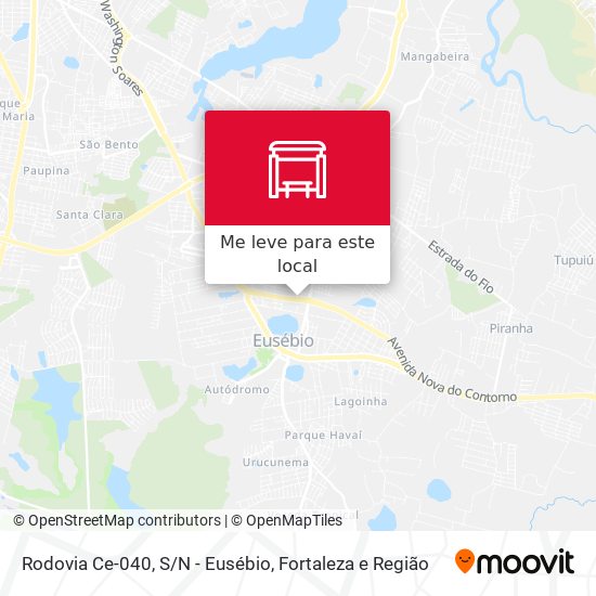 Rodovia Ce-040, S/N - Eusébio mapa