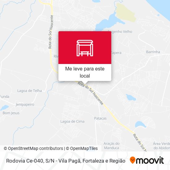 Rodovia Ce-040, S / N - Vila Pagã mapa