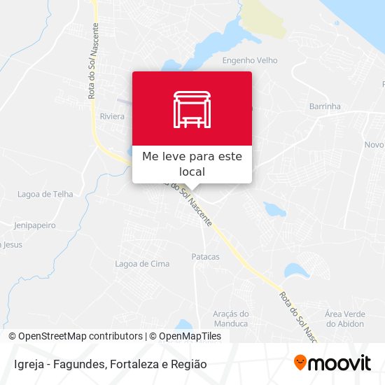 Igreja - Fagundes mapa