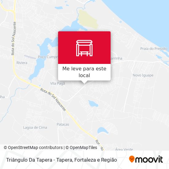 Triângulo Da Tapera - Tapera mapa