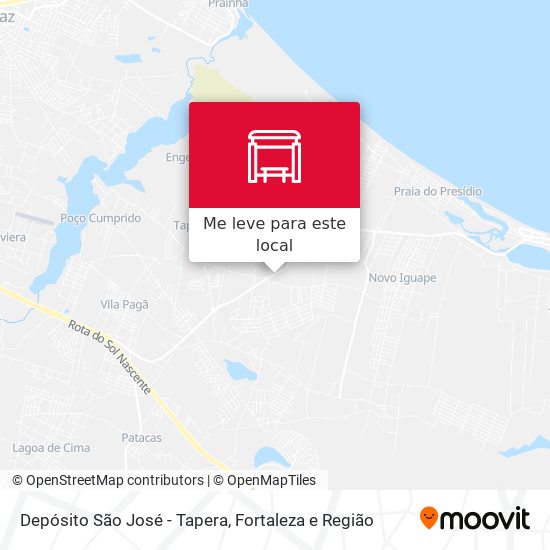 Depósito São José - Tapera mapa