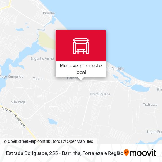 Estrada Do Iguape, 255 - Barrinha mapa