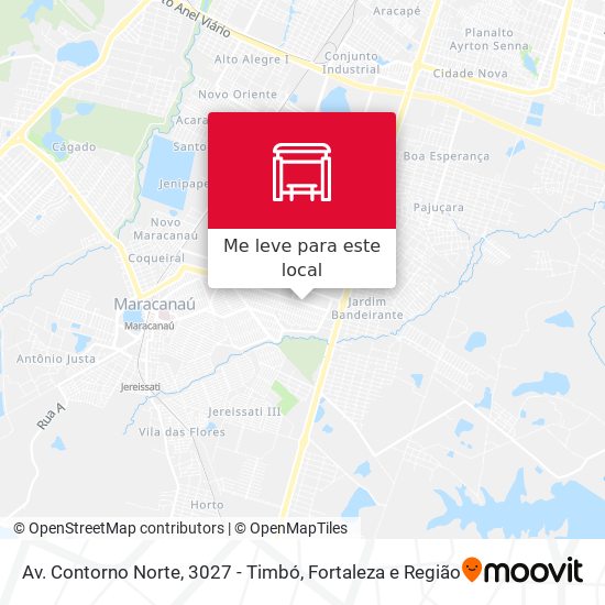 Av. Contorno Norte, 3027 - Timbó mapa
