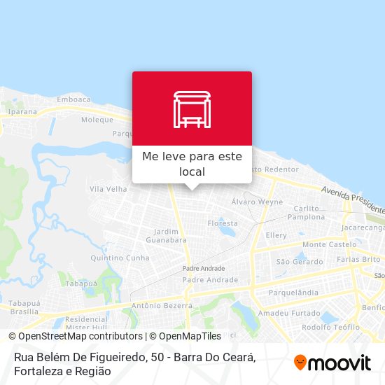 Rua Belém De Figueiredo, 50 - Barra Do Ceará mapa