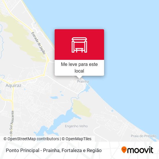Ponto Principal - Prainha mapa