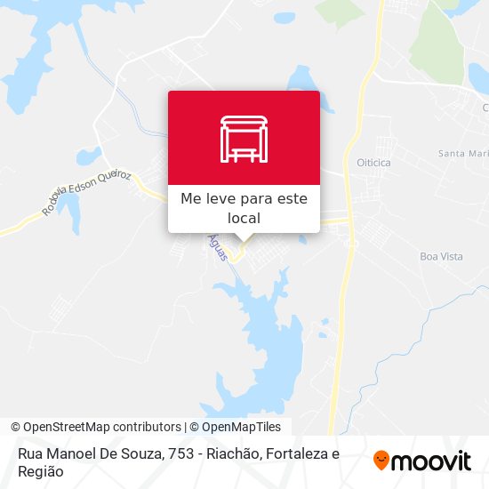 Rua Manoel De Souza, 753 - Riachão mapa