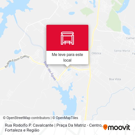 Rua Rodolfo P. Cavalcante | Praça Da Matriz - Centro mapa