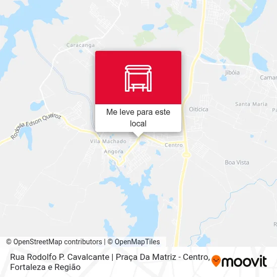Rua Rodolfo P. Cavalcante | Praça Da Matriz - Centro mapa