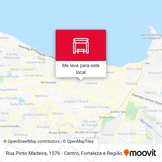 Rua Pinto Madeira, 1076 - Centro mapa