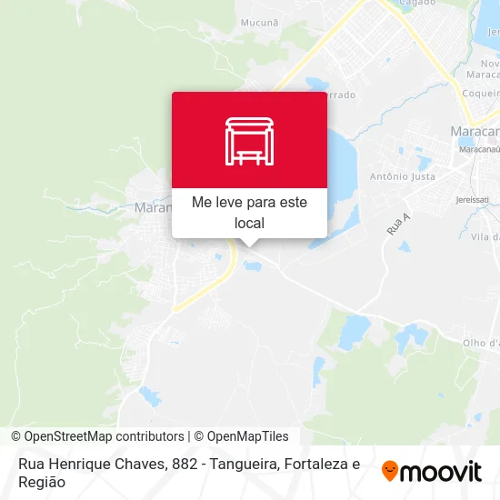Rua Henrique Chaves, 882 - Tangueira mapa