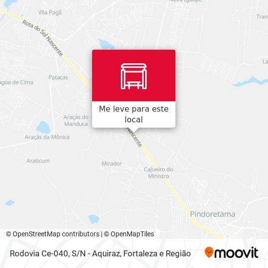 Rodovia Ce-040, S/N - Aquiraz mapa