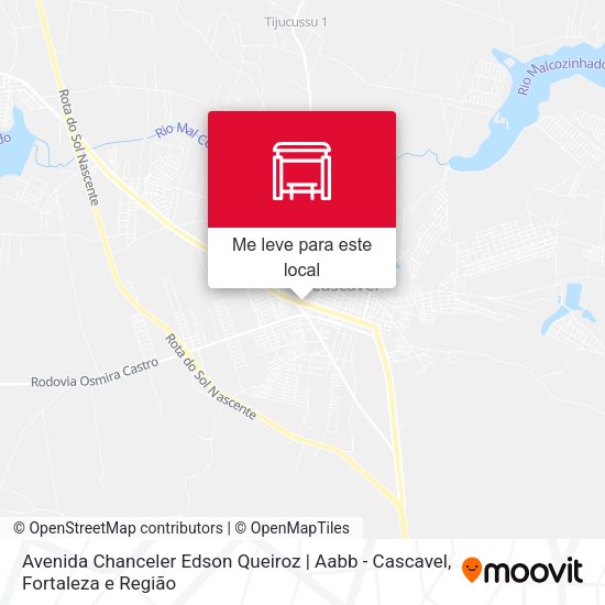 Avenida Chanceler Edson Queiroz | Aabb - Cascavel mapa