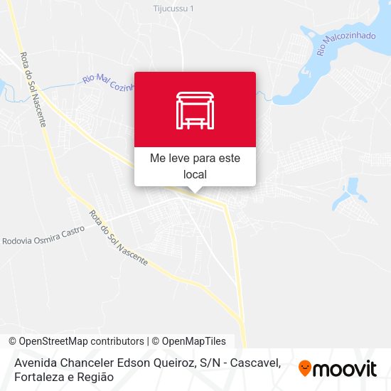 Avenida Chanceler Edson Queiroz, S / N - Cascavel mapa