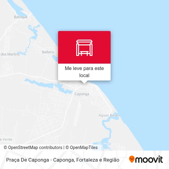 Praça De Caponga - Caponga mapa
