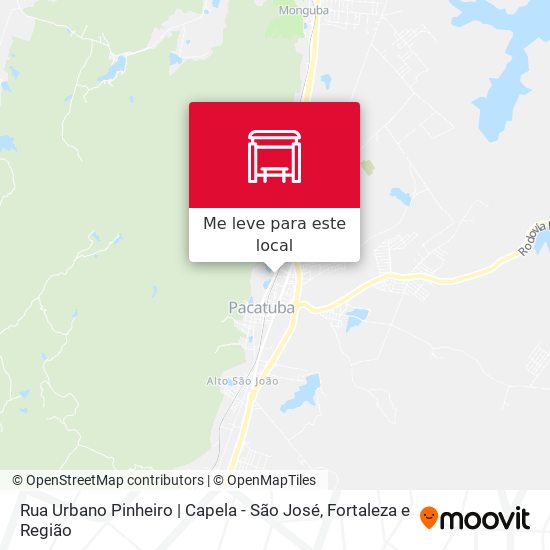 Rua Urbano Pinheiro | Capela - São José mapa