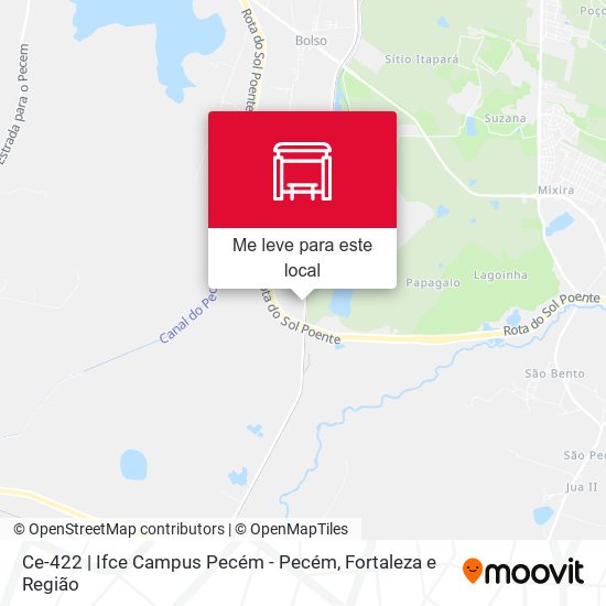 Ce-422 | Ifce Campus Pecém - Pecém mapa