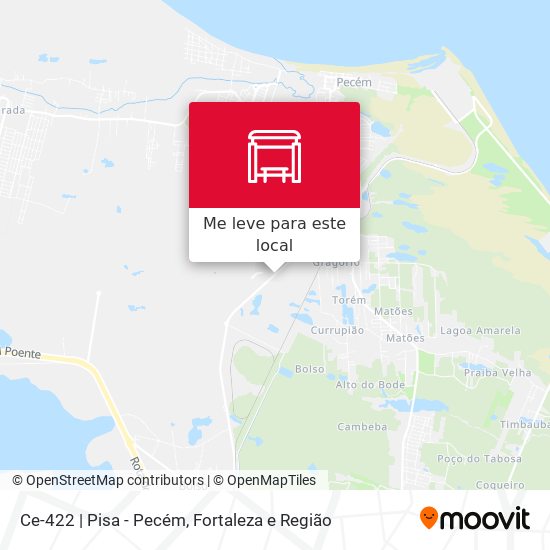 Ce-422 | Pisa - Pecém mapa