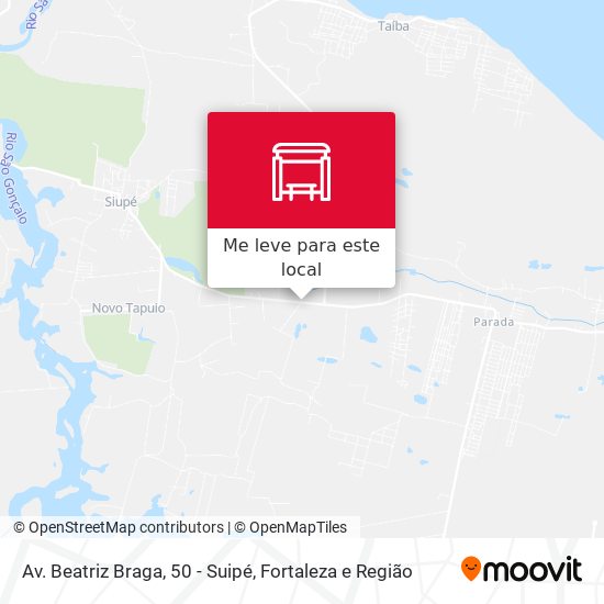 Av. Beatriz Braga, 50 - Suipé mapa