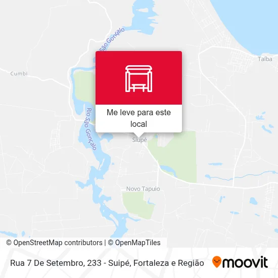 Rua 7 De Setembro, 233 - Suipé mapa