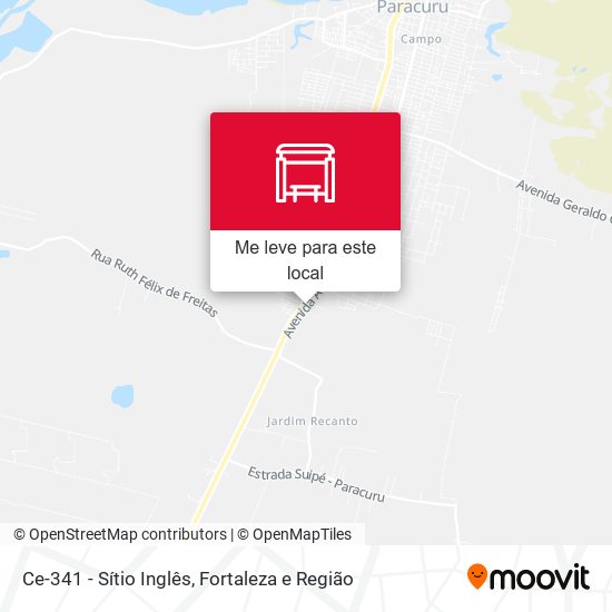 Ce-341 - Sítio Inglês mapa