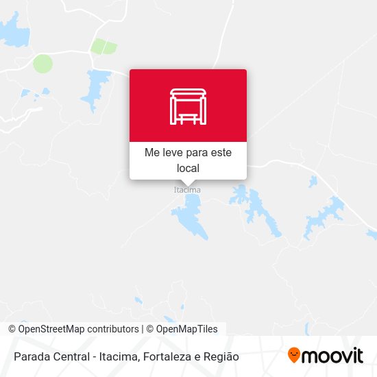 Parada Central - Itacima mapa