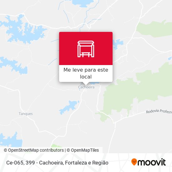 Ce-065, 399 - Cachoeira mapa