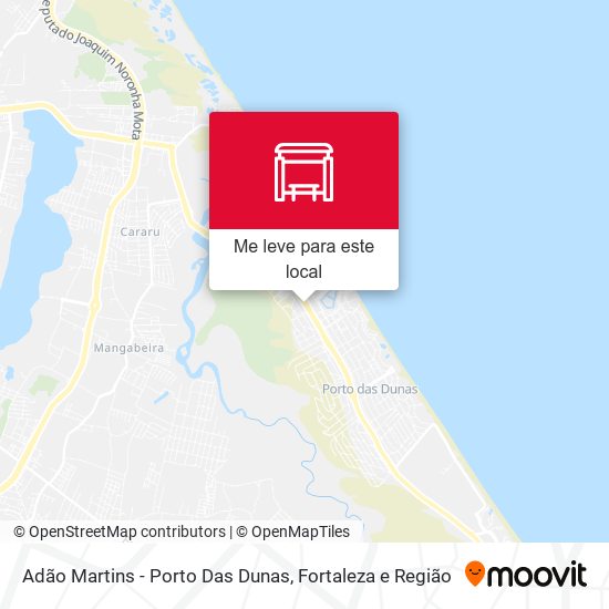 Adão Martins - Porto Das Dunas mapa