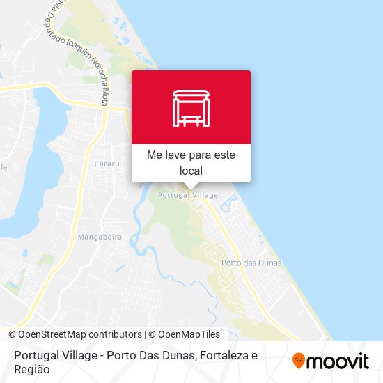 Portugal Village - Porto Das Dunas mapa