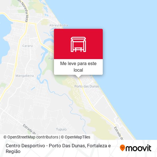 Centro Desportivo - Porto Das Dunas mapa
