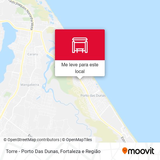 Torre - Porto Das Dunas mapa