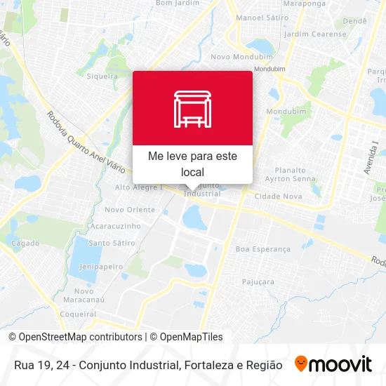 Rua 19, 24 - Conjunto Industrial mapa