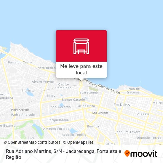 Rua Adriano Martins, S / N - Jacarecanga mapa