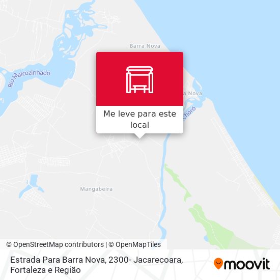Estrada Para Barra Nova, 2300- Jacarecoara mapa