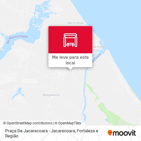 Praça De Jacarecoara - Jacarecoara mapa