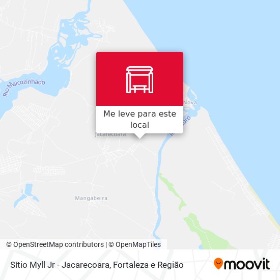 Sítio Myll Jr - Jacarecoara mapa