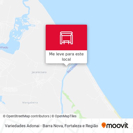 Variedades Adonai - Barra Nova mapa