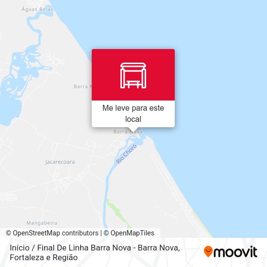 Início / Final De Linha Barra Nova - Barra Nova mapa