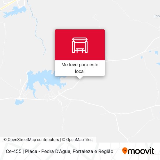 Ce-455 | Placa - Pedra D'Água mapa